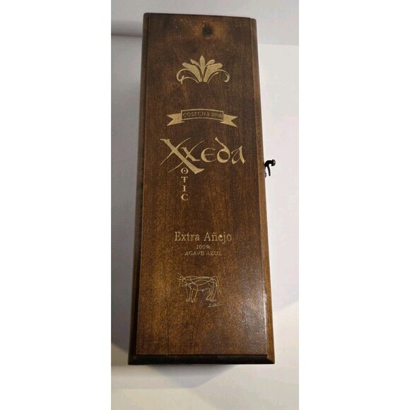 Xxeda Xotec Extra Anejo Wooden Decorative Hinged Box W Slip Lock Closure - Picture 1 of 5